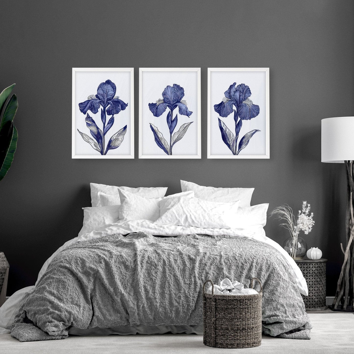 Set of 3 Botanical Wall Art Prints