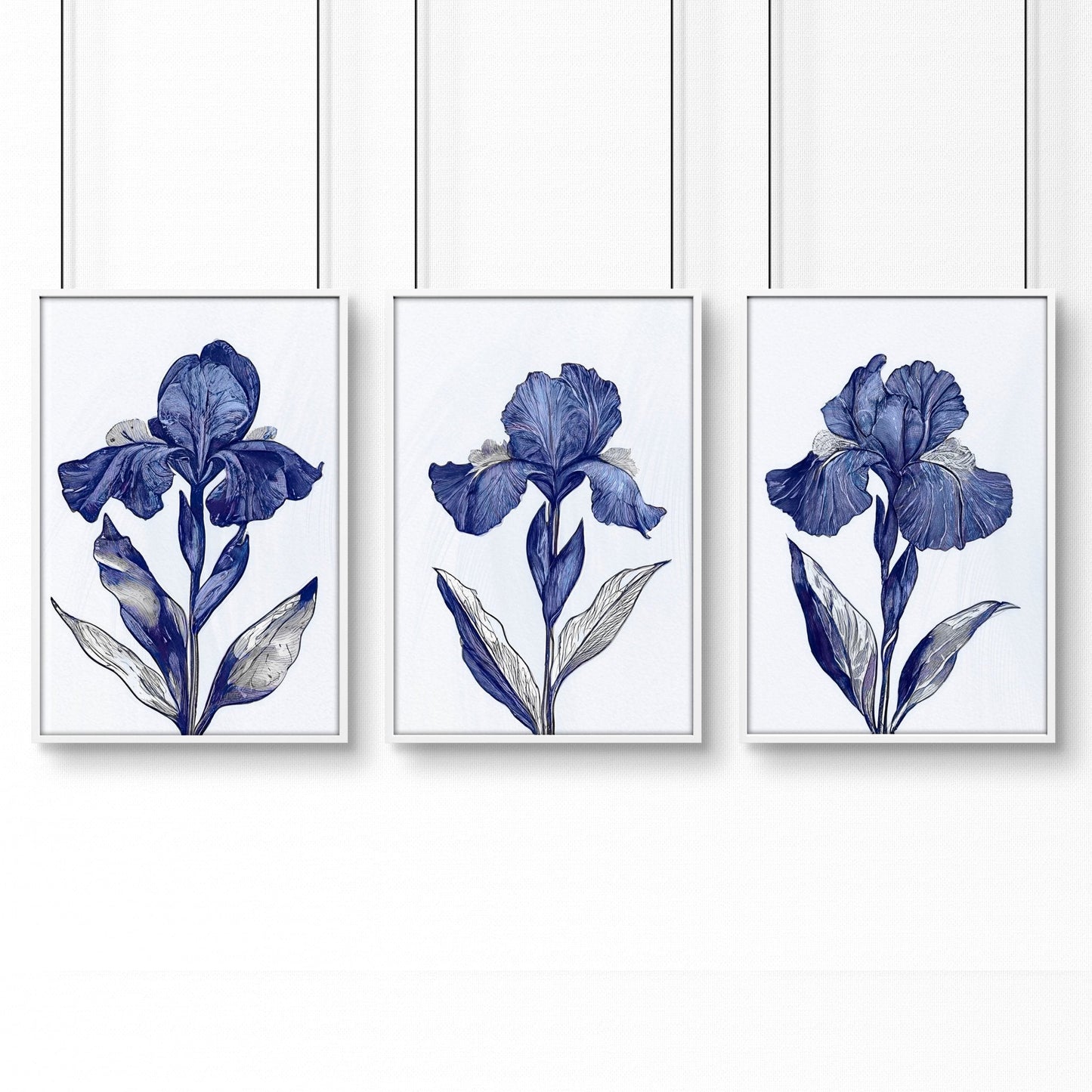 Set of 3 Botanical Wall Art Prints
