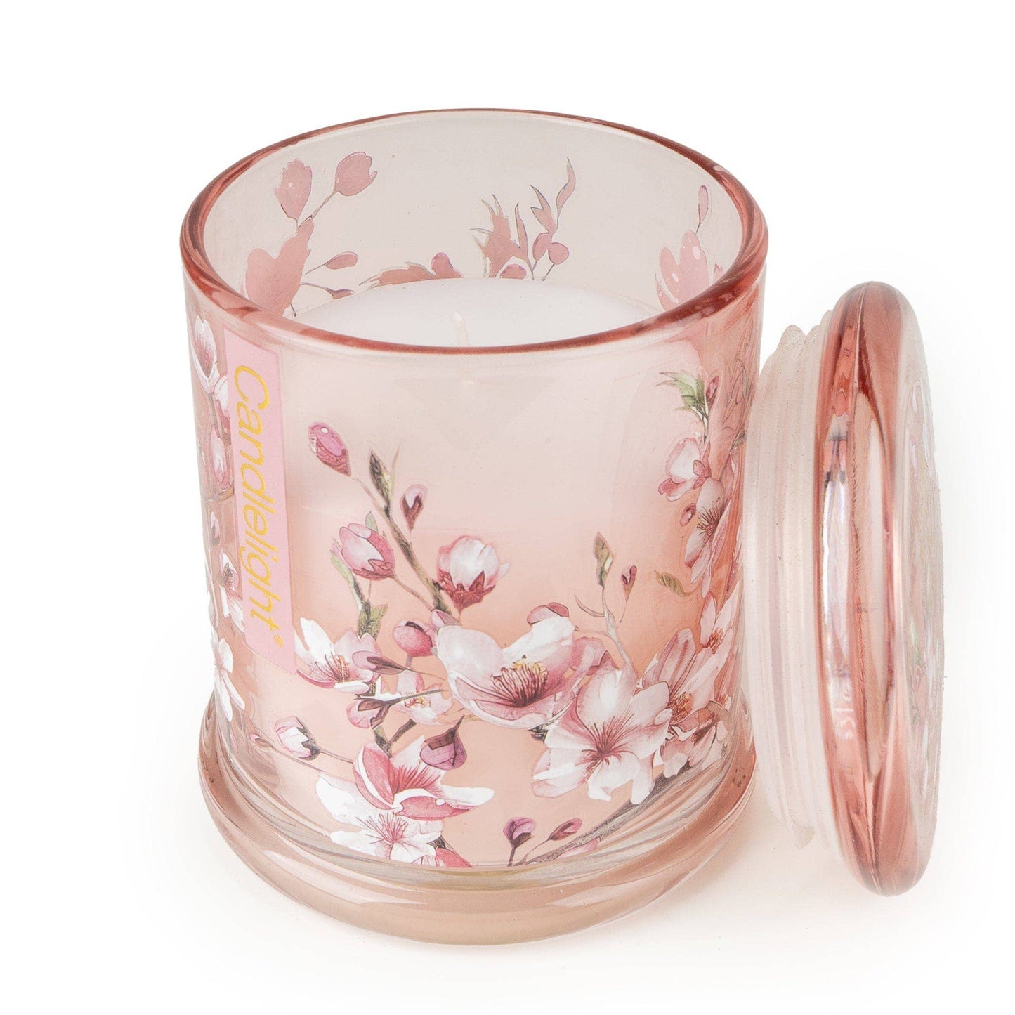 Candlelight Large Lidded Glass Candle – Cherry Blossom & Sakura