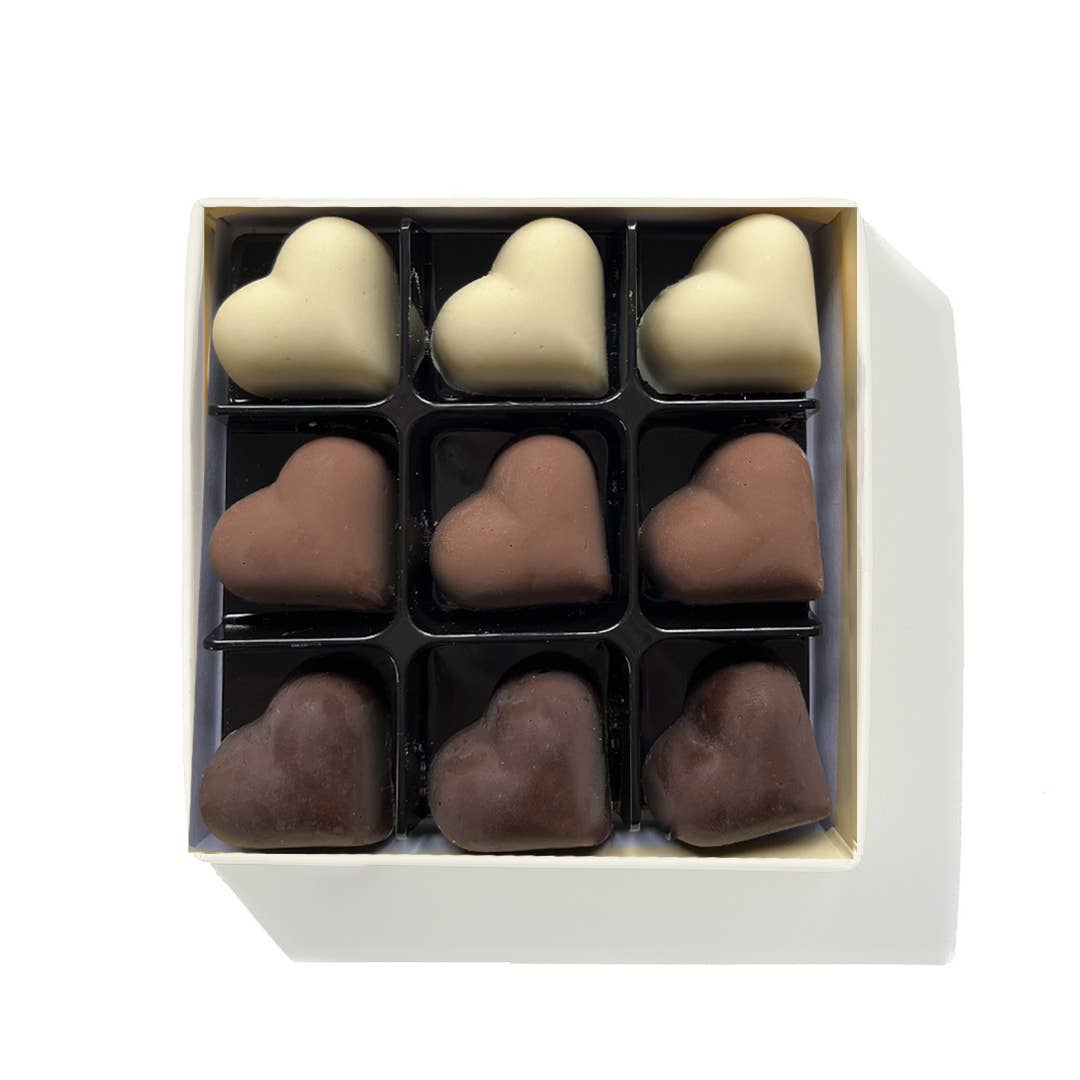 Assorted Chocolate Hearts by Choc on Choc