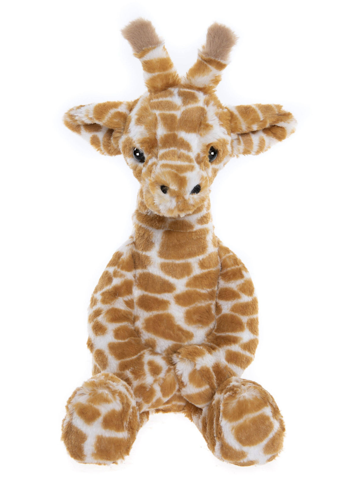 Charlie Bears Gilbert Giraffe plush soft toy with golden-brown and cream patterned fur