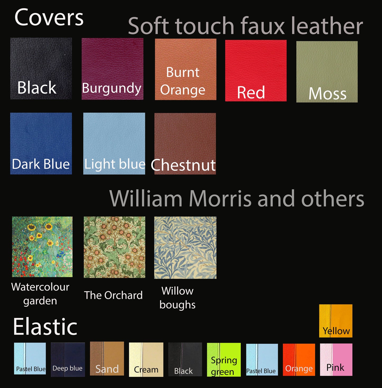 JustGoSketching Concertina Watercolour Sketchbook – A6 Faux Leather Hardback + 300gsm Saunders Waterford Paper