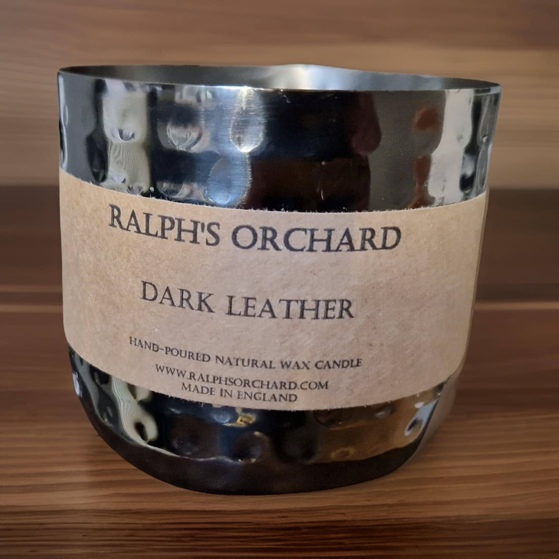 Ralph's Orchard 2-Wick Dimpled Black Candles