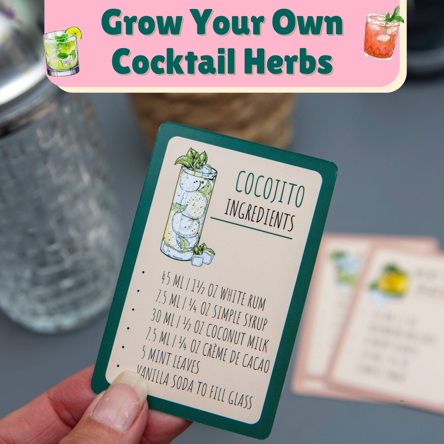 Seed to Sip Grow Your Own Cocktails Gift Set