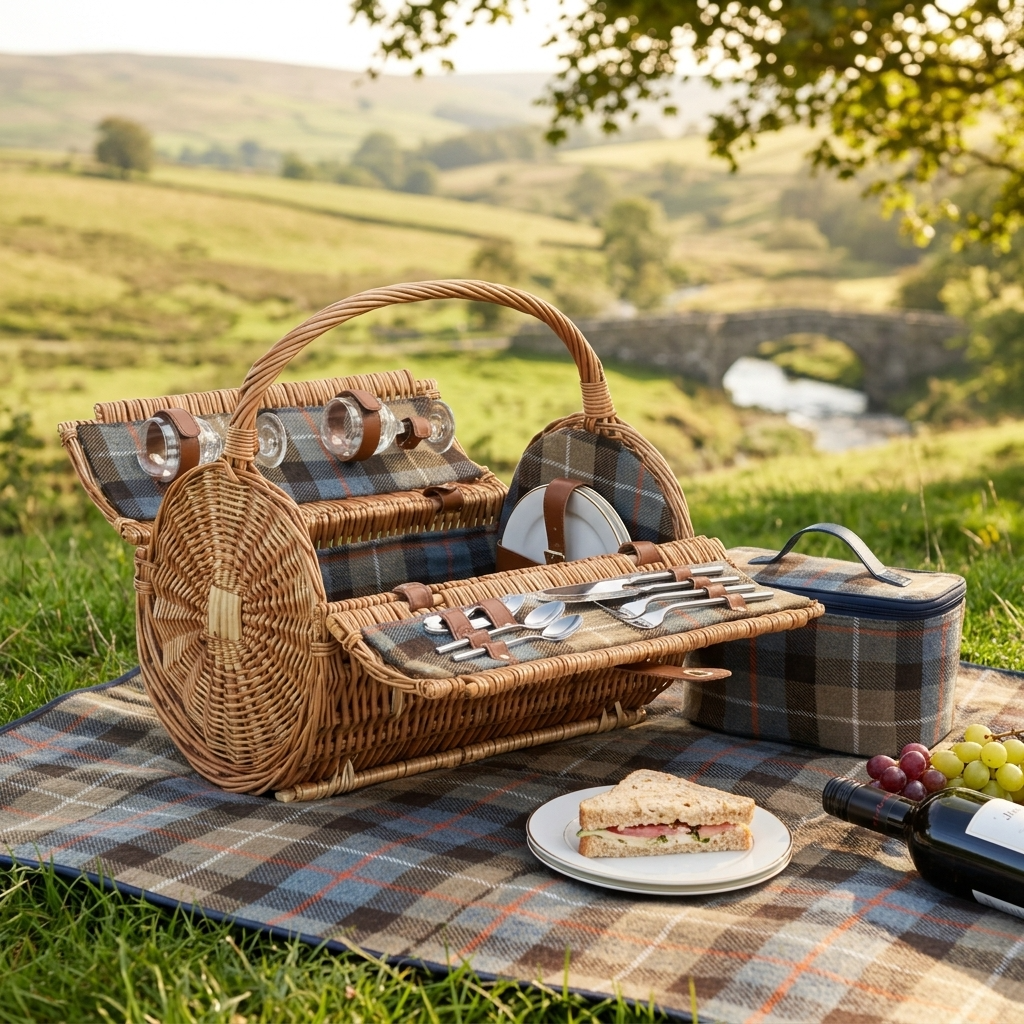 2 Person Ravenstor Barrel Picnic Hamper