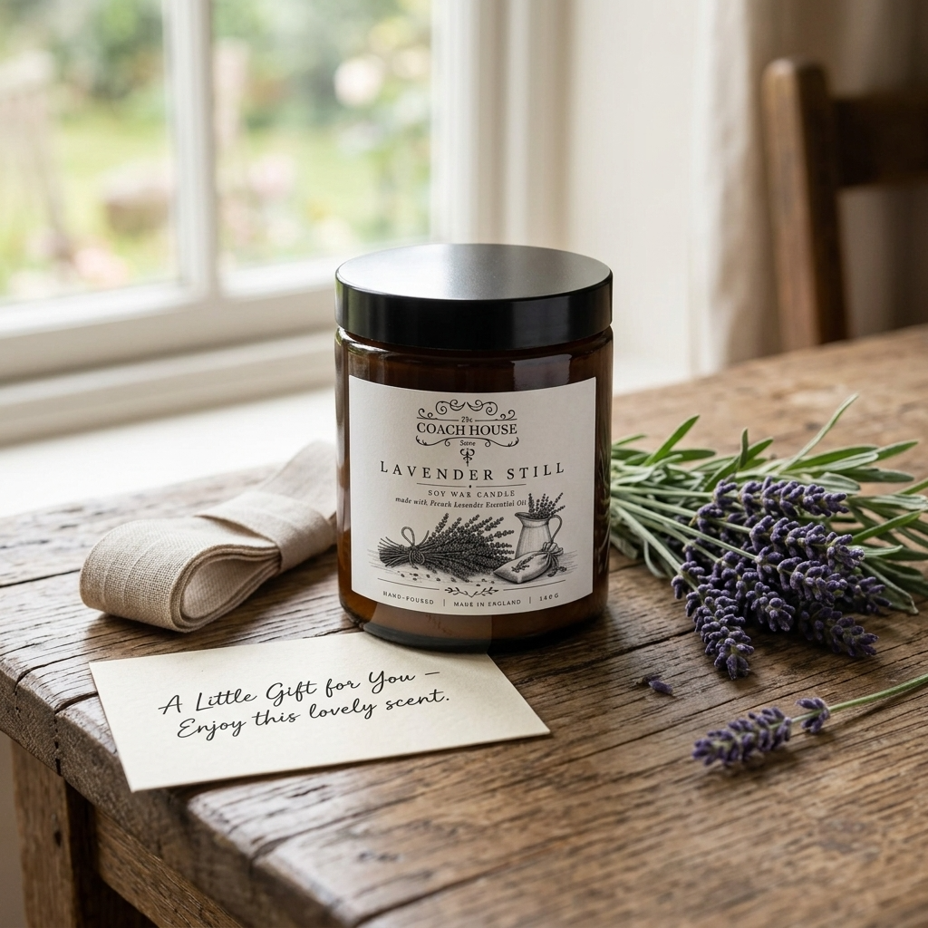 Lavender Still Soy Wax Candle