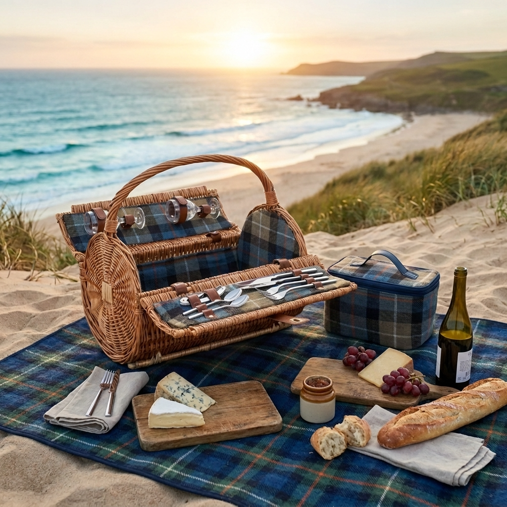 2 Person Ravenstor Barrel Picnic Hamper