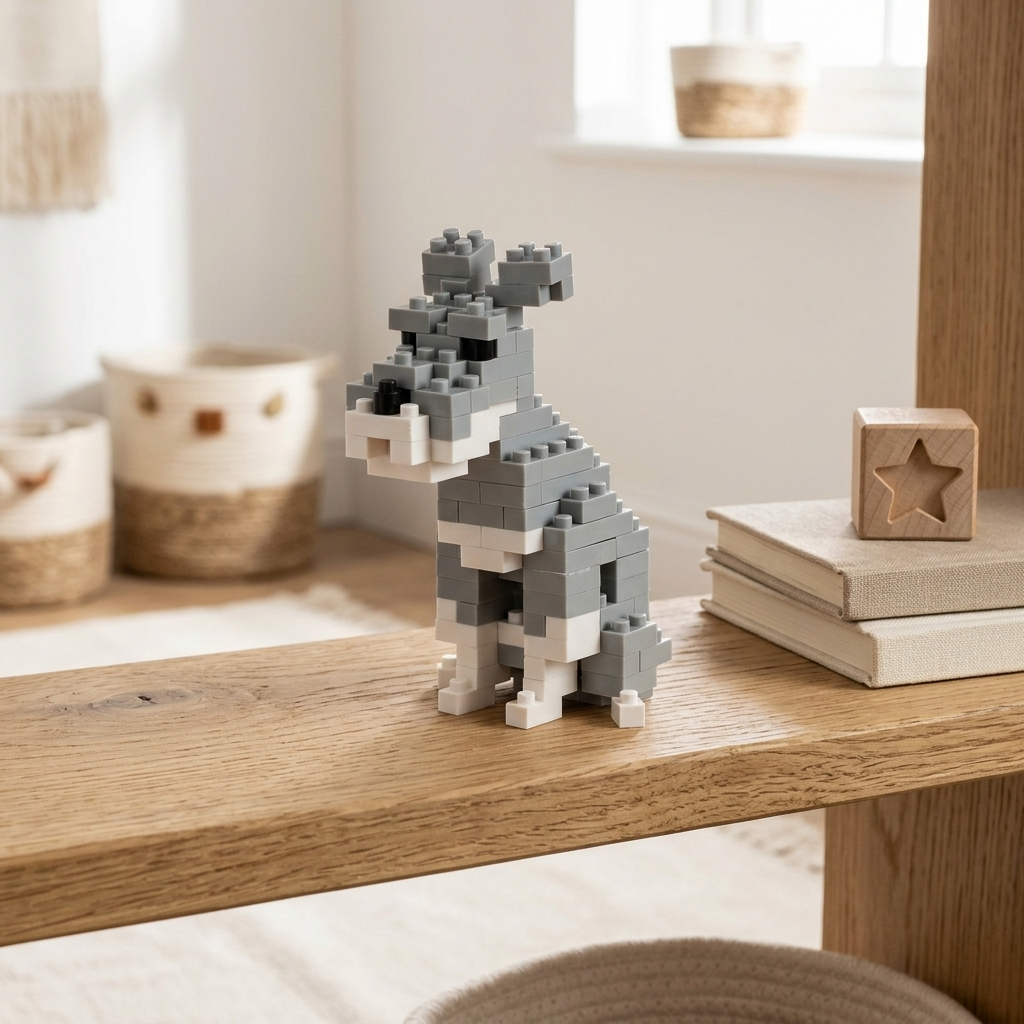 Schnauzer Model Brick Kit