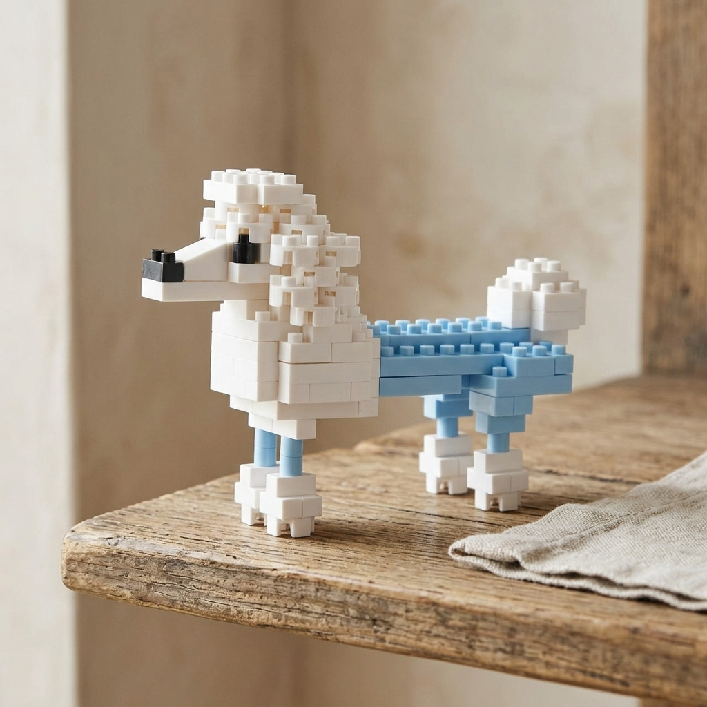 Poodle Model Brick Kit
