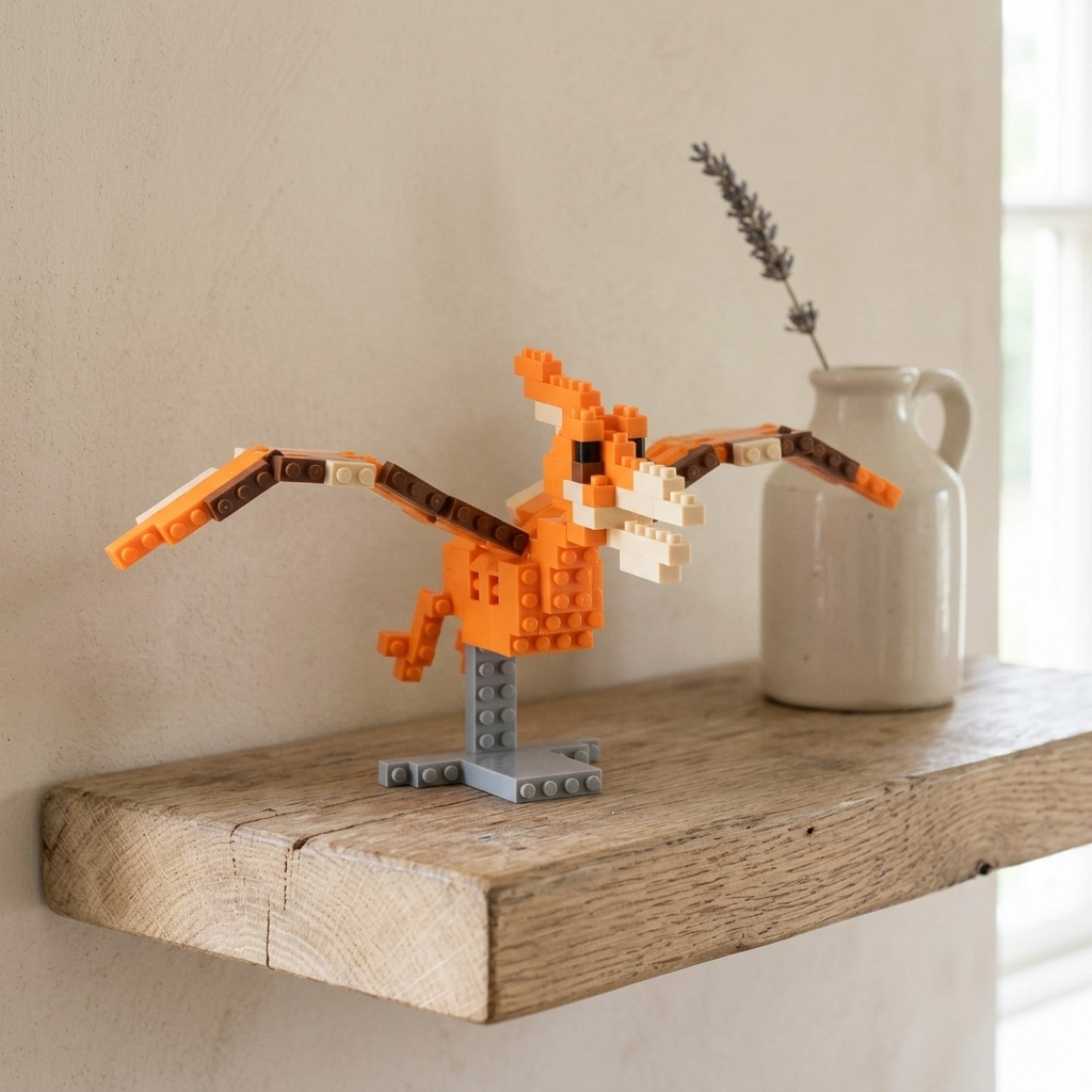 Build Your Own Pterodactyl Dinosaur Model Brick Kit
