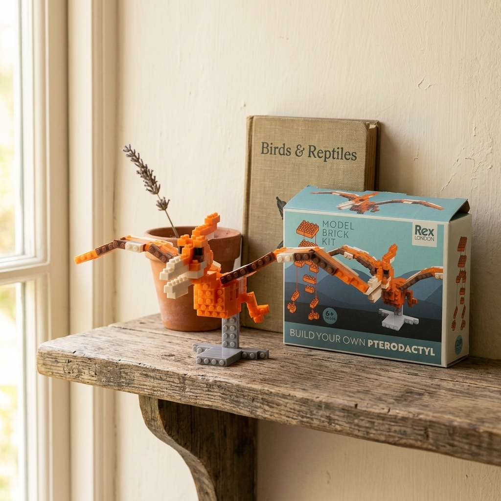 Build Your Own Pterodactyl Dinosaur Model Brick Kit