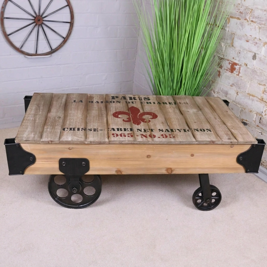Sonala Rustic Railway Coffee Table by Maravi