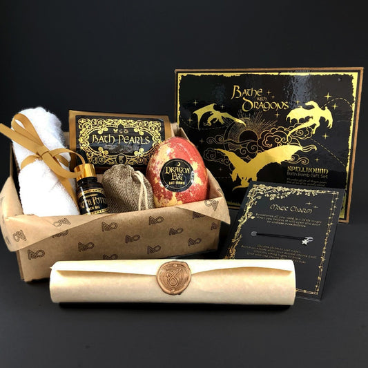 Dragon Egg Bath Bomb Gift Set - Epic Fantasy Bath Experience for Fans of Dragons Realms