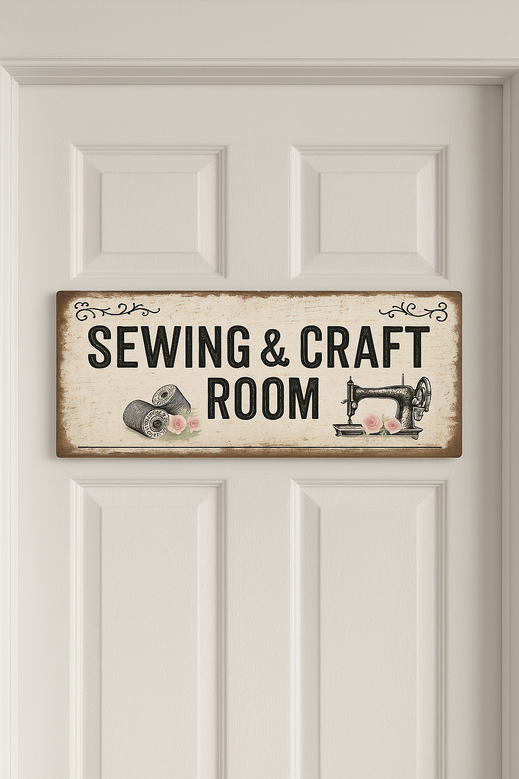 Sewing & Craft Room Metal Sign Plaque