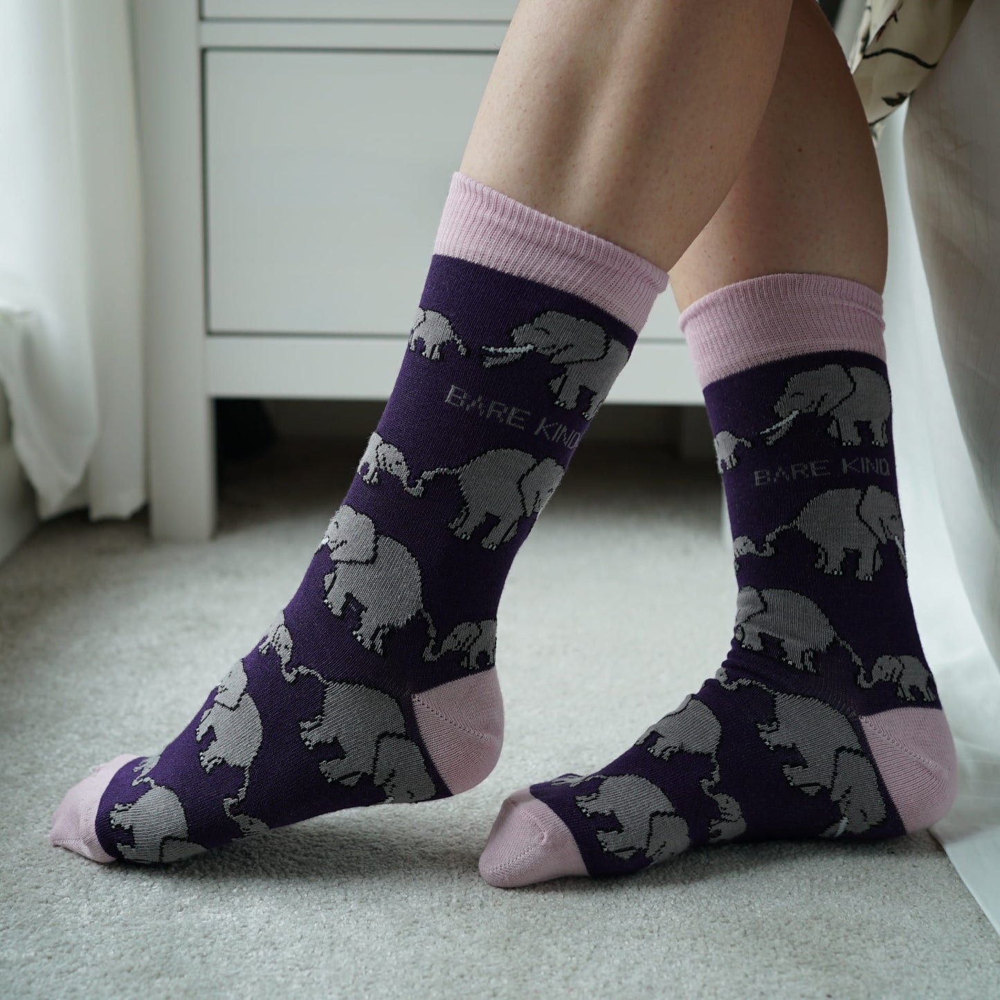 Bare Kind Purple Lover 5 Bamboo Sock Set