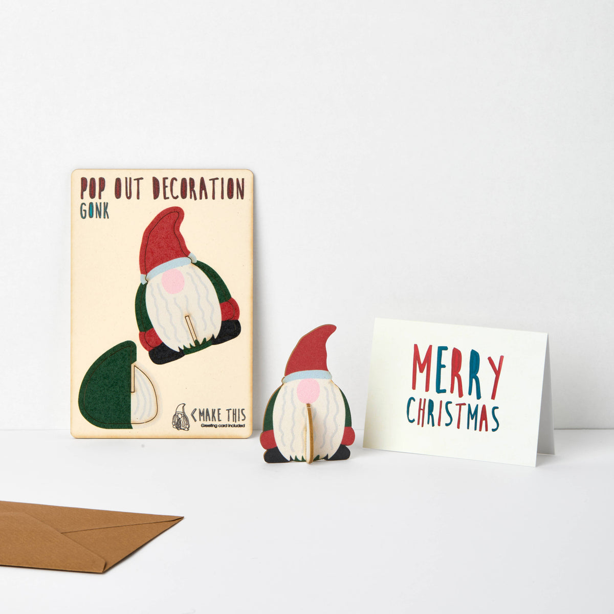 Pop Out Gonk Christmas Card