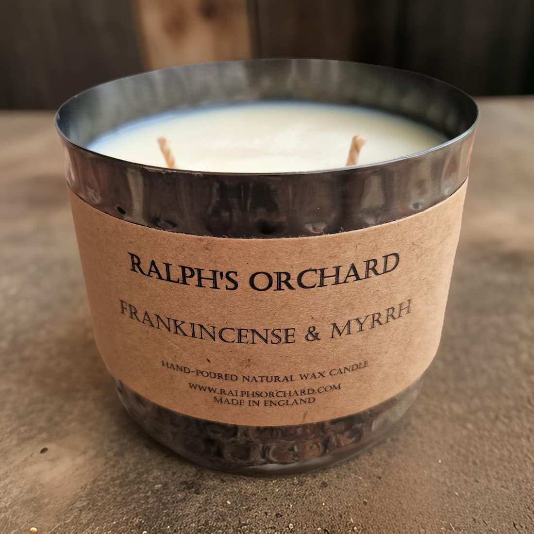 Ralph's Orchard Frankincense & Myrrh Scented Candle