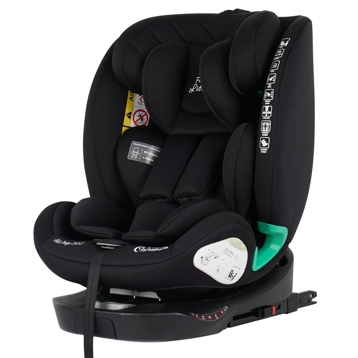 AllStage 360 ISOFIX I-Size Car Seat - Midnight Black (Birth-12 Years)