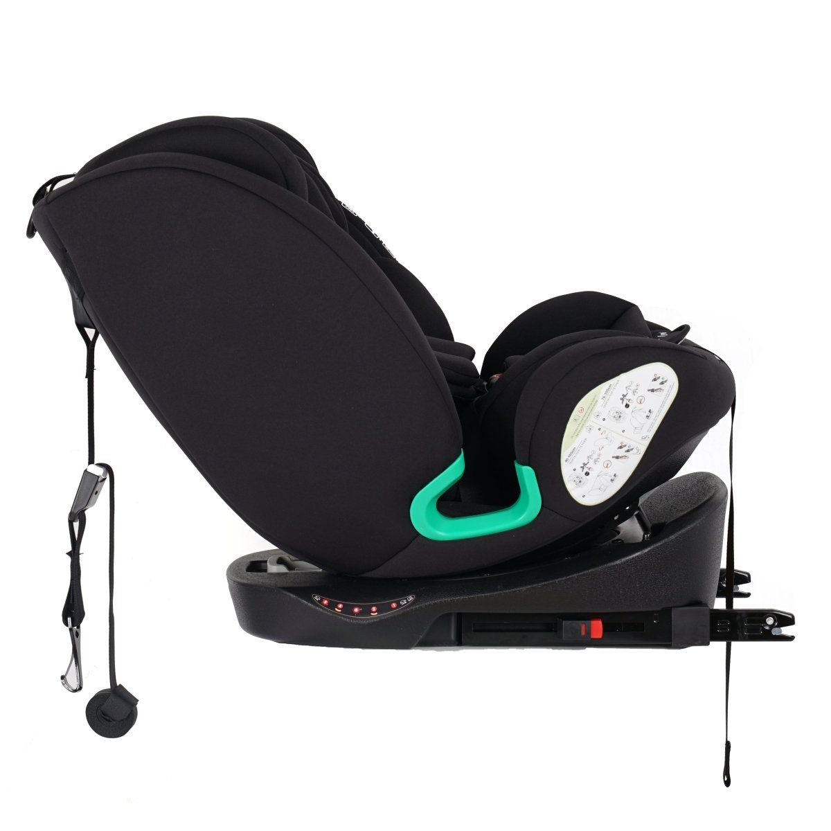 AllStage 360 ISOFIX I-Size Car Seat - Midnight Black (Birth-12 Years)