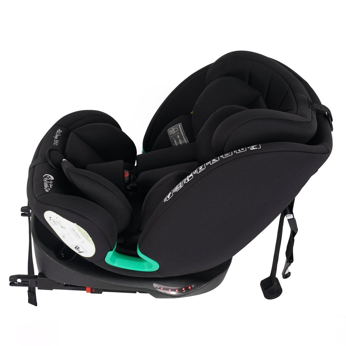 AllStage 360 ISOFIX I-Size Car Seat - Midnight Black (Birth-12 Years)
