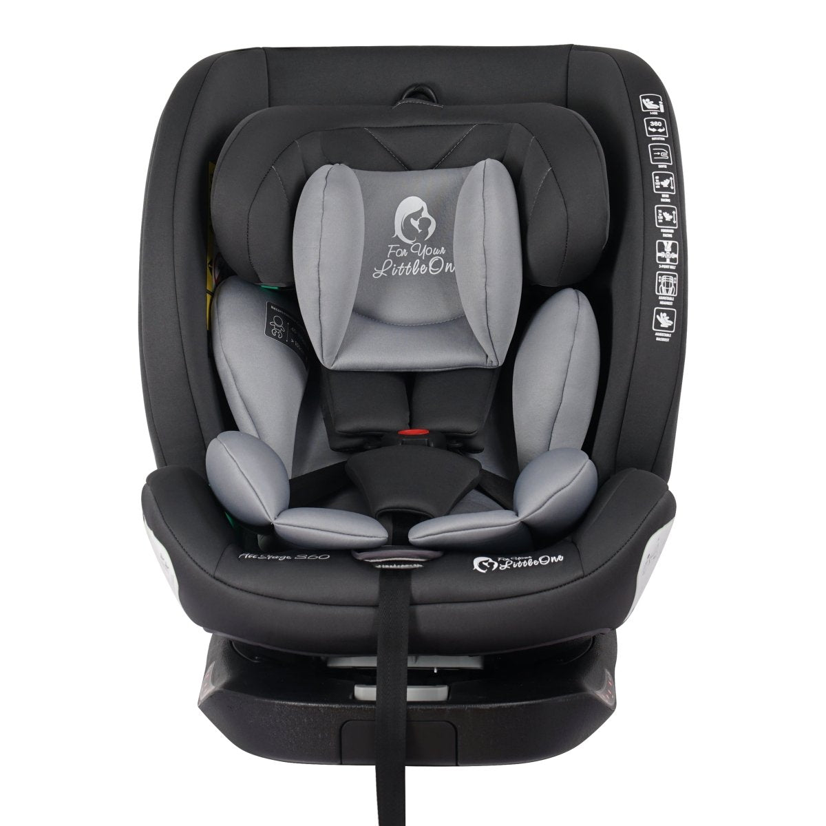 AllStage 360 ISOFIX I-Size Car Seat - Slate Mist (Birth-12 Years)