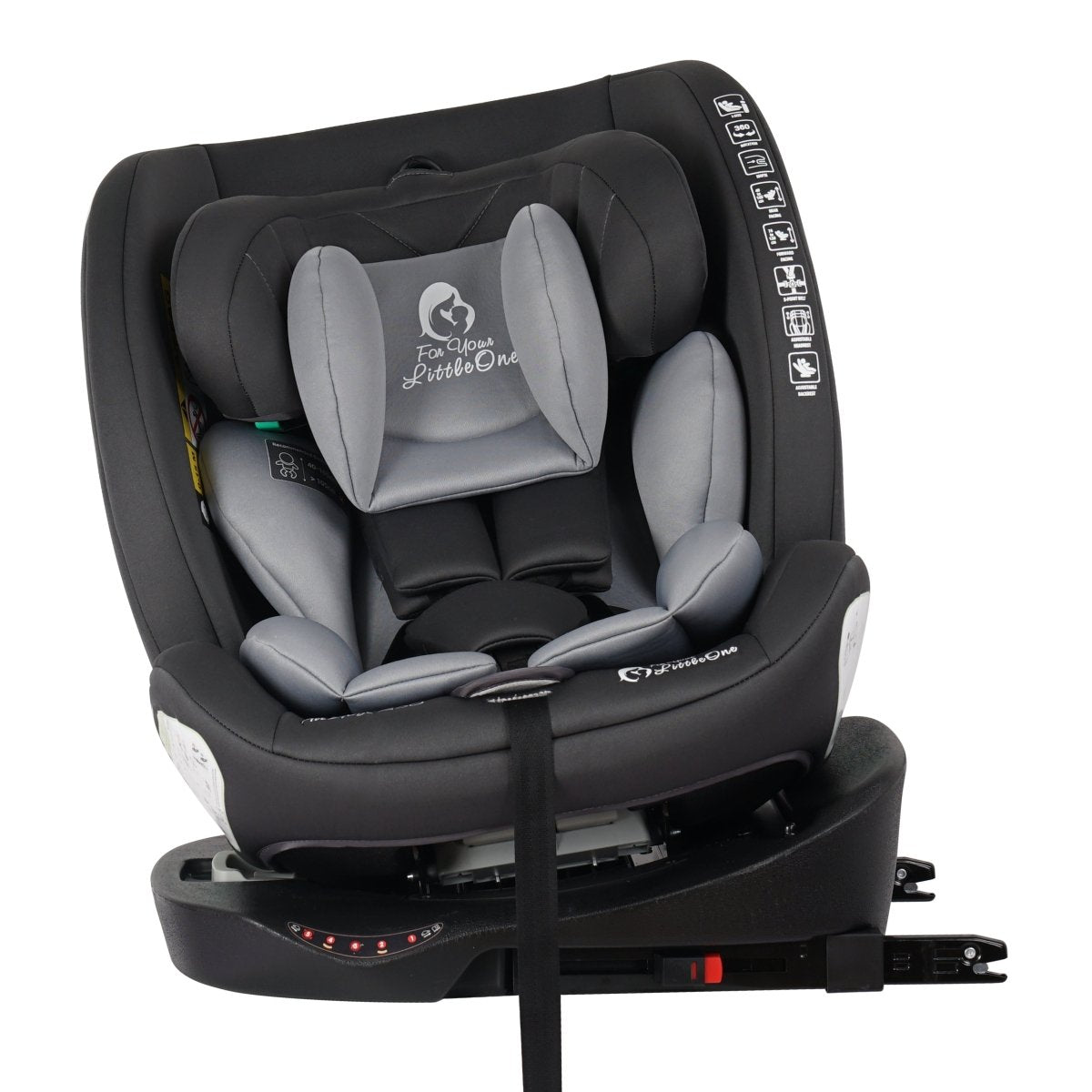AllStage 360 ISOFIX I-Size Car Seat - Slate Mist (Birth-12 Years)