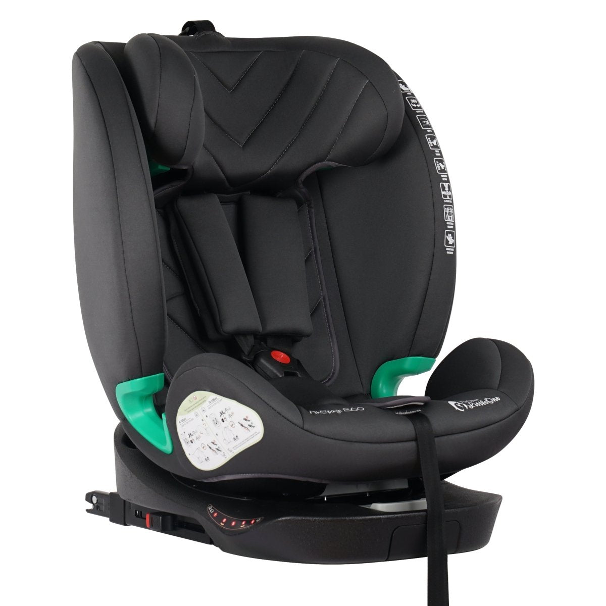 AllStage 360 ISOFIX I-Size Car Seat - Slate Mist (Birth-12 Years)