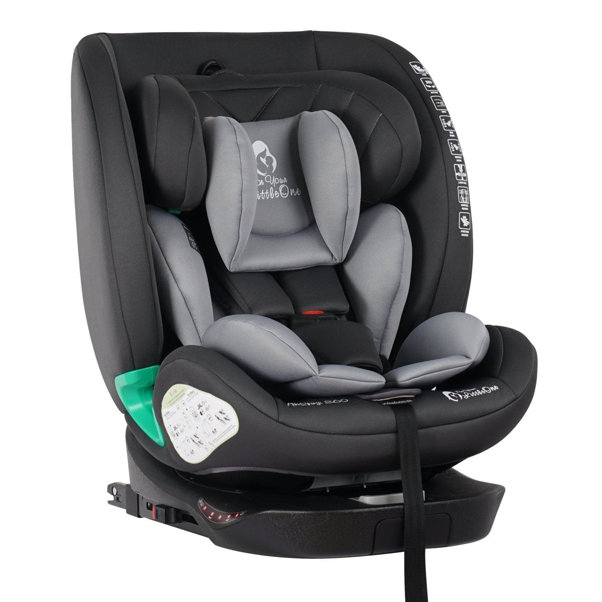 AllStage 360 ISOFIX I-Size Car Seat - Slate Mist (Birth-12 Years)