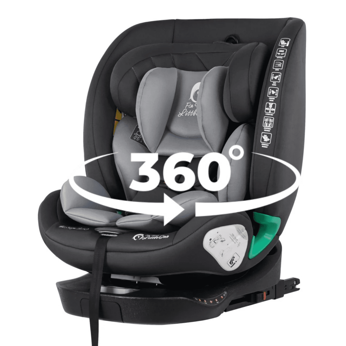 AllStage 360 ISOFIX I-Size Car Seat - Slate Mist (Birth-12 Years)