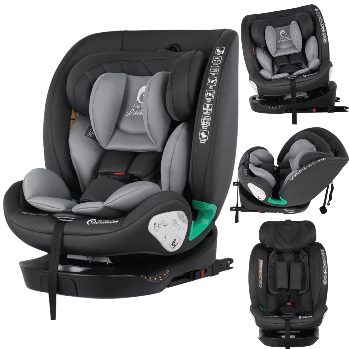 AllStage 360 ISOFIX I-Size Car Seat - Slate Mist (Birth-12 Years)
