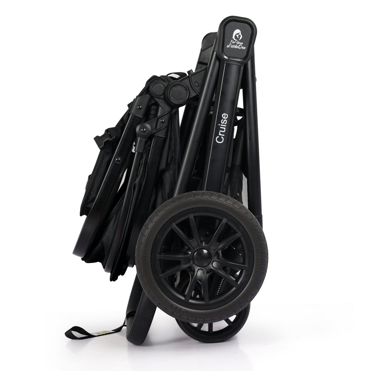 Cruise 3 In 1 Travel System With Car Seat - Eclipse Black (Free Cupholder & Seat Liner Included)