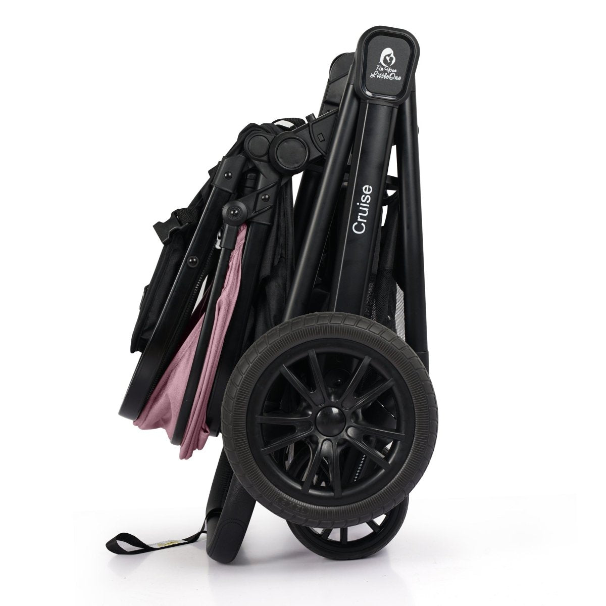 Cruise 3 In 1 Travel System With Car Seat - Blush Rose (Free Cupholder & Seat Liner Included)