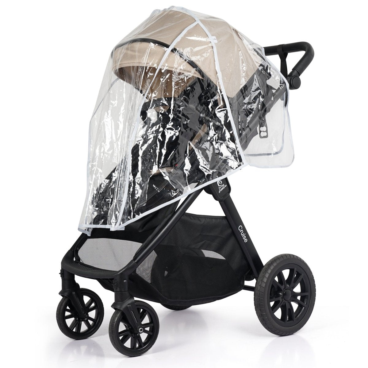 Cruise 3 In 1 Travel System With Car Seat - Dune Beige (Free Cupholder & Seat Liner Included)