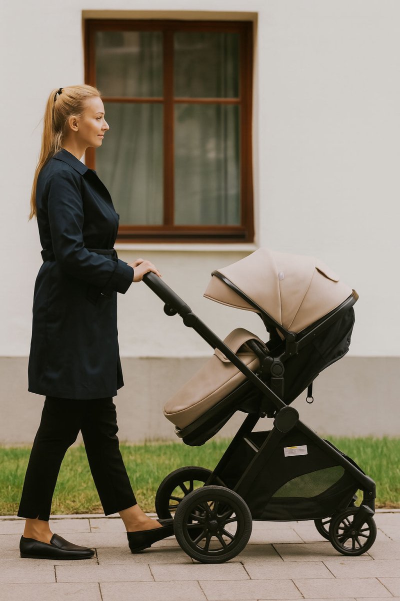 Cruise 3 In 1 Travel System With Car Seat - Dune Beige (Free Cupholder & Seat Liner Included)