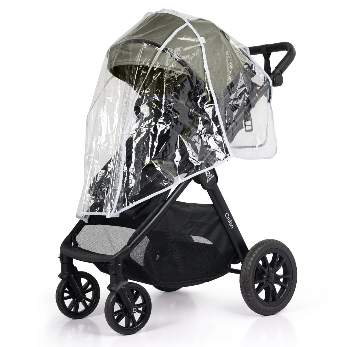 Cruise 3 In 1 Travel System With Car Seat - Pebble Sage (Free Cupholder & Seat Liner Included)