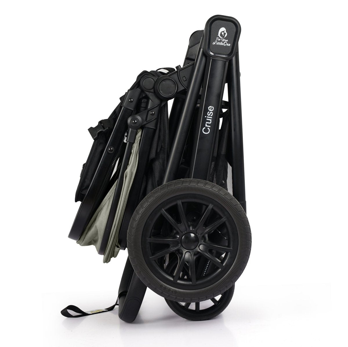 Cruise 3 In 1 Travel System With Car Seat - Pebble Sage (Free Cupholder & Seat Liner Included)