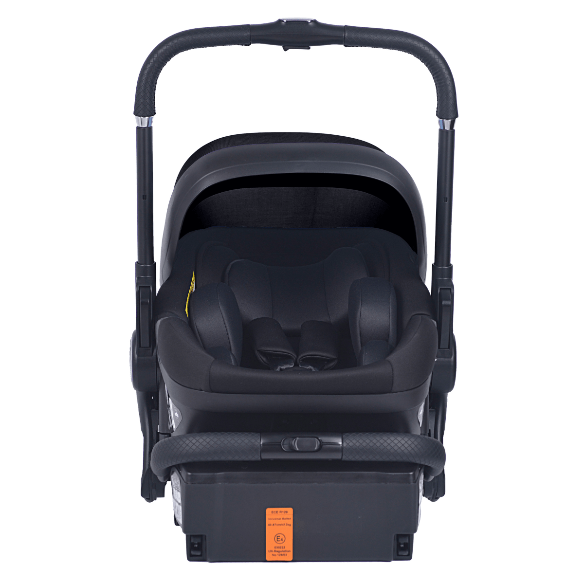 Qubi Infant Car Seat Stroller 7 Piece Bundle - Eclipse Black
