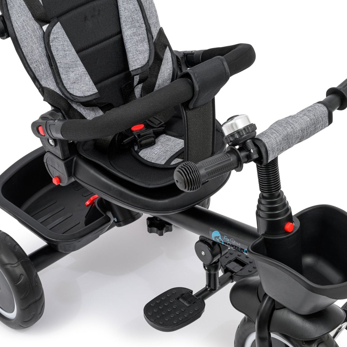 For Your Little One 6 in 1 Trike V3 - Grey (9 months - 5 years)