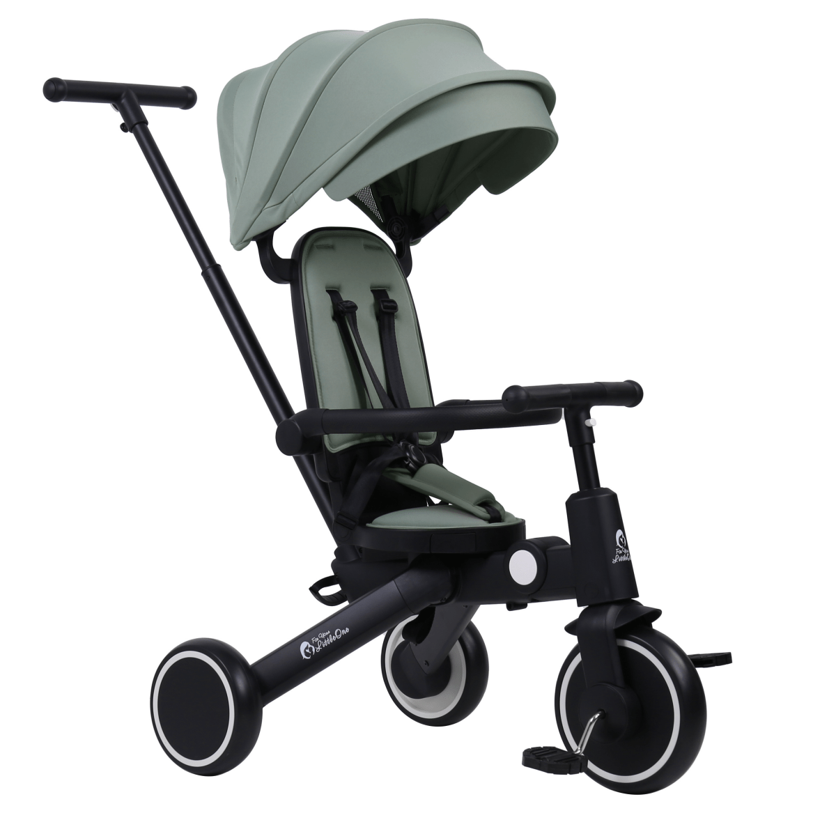 For Your Little One Xplor Ultimate 6 in 1 Foldable Trike - Green (10m-5y)