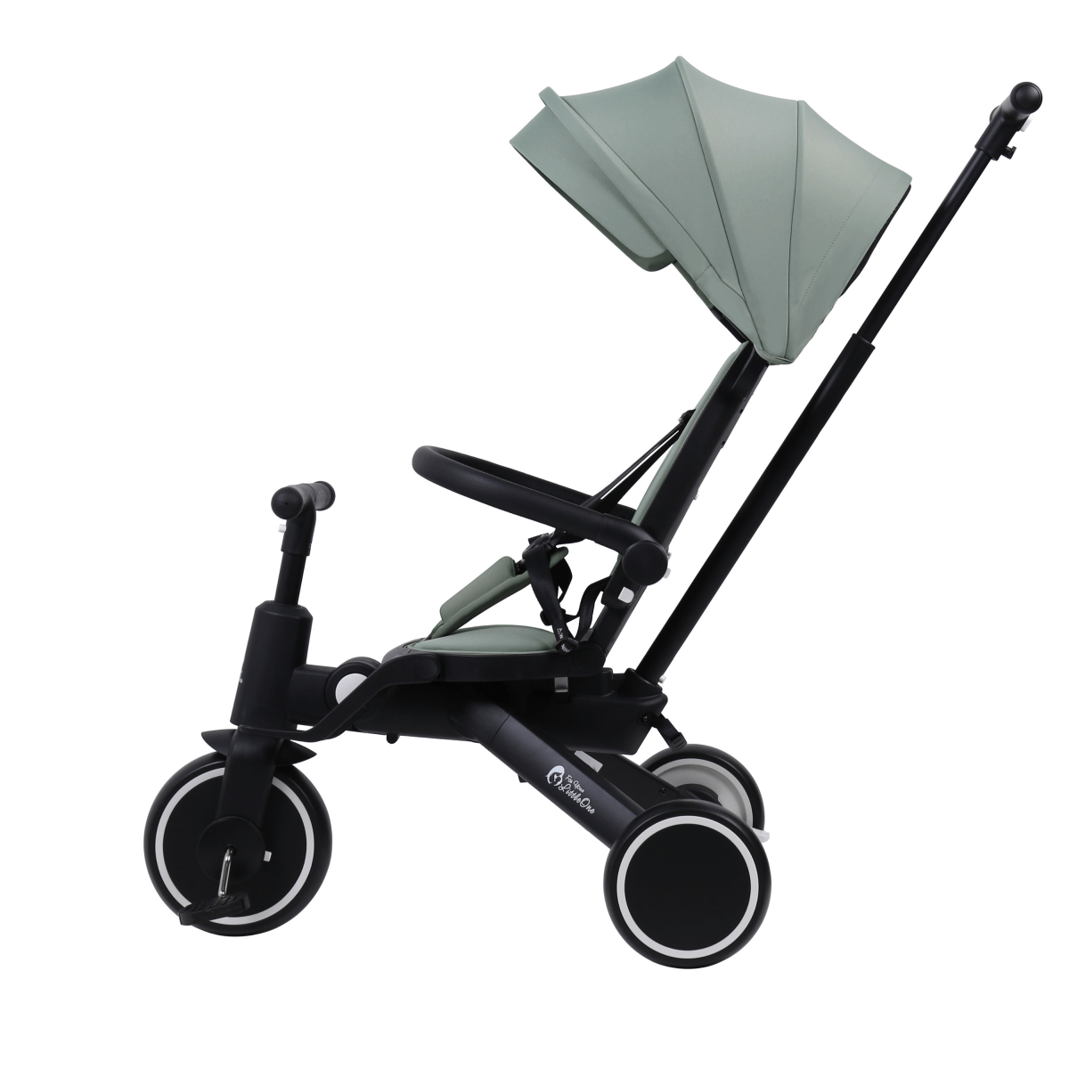 For Your Little One Xplor Ultimate 6 in 1 Foldable Trike - Green (10m-5y)