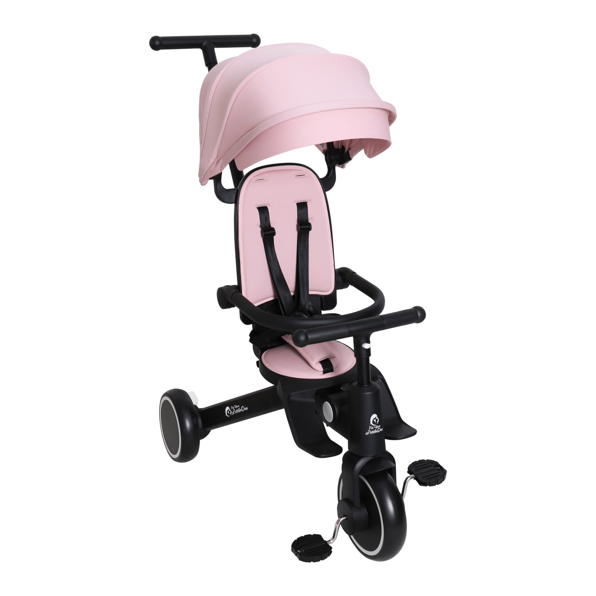 Foryourlittleone Xplor Plus 6 in 1 Foldable Trike - Pastel Pink (10m-5y)