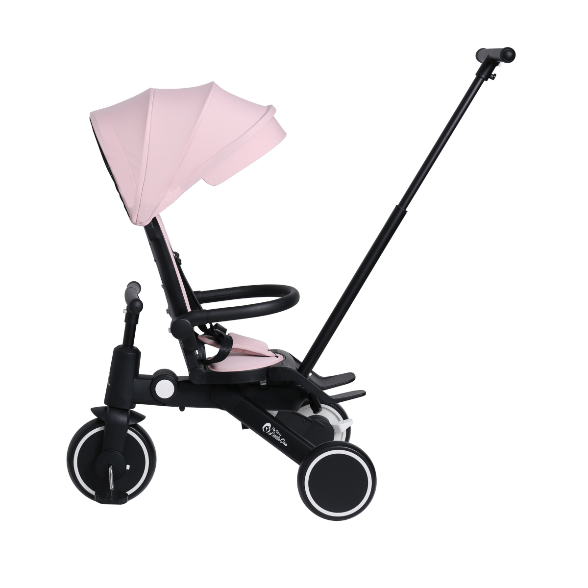Foryourlittleone Xplor Plus 6 in 1 Foldable Trike - Pastel Pink (10m-5y)