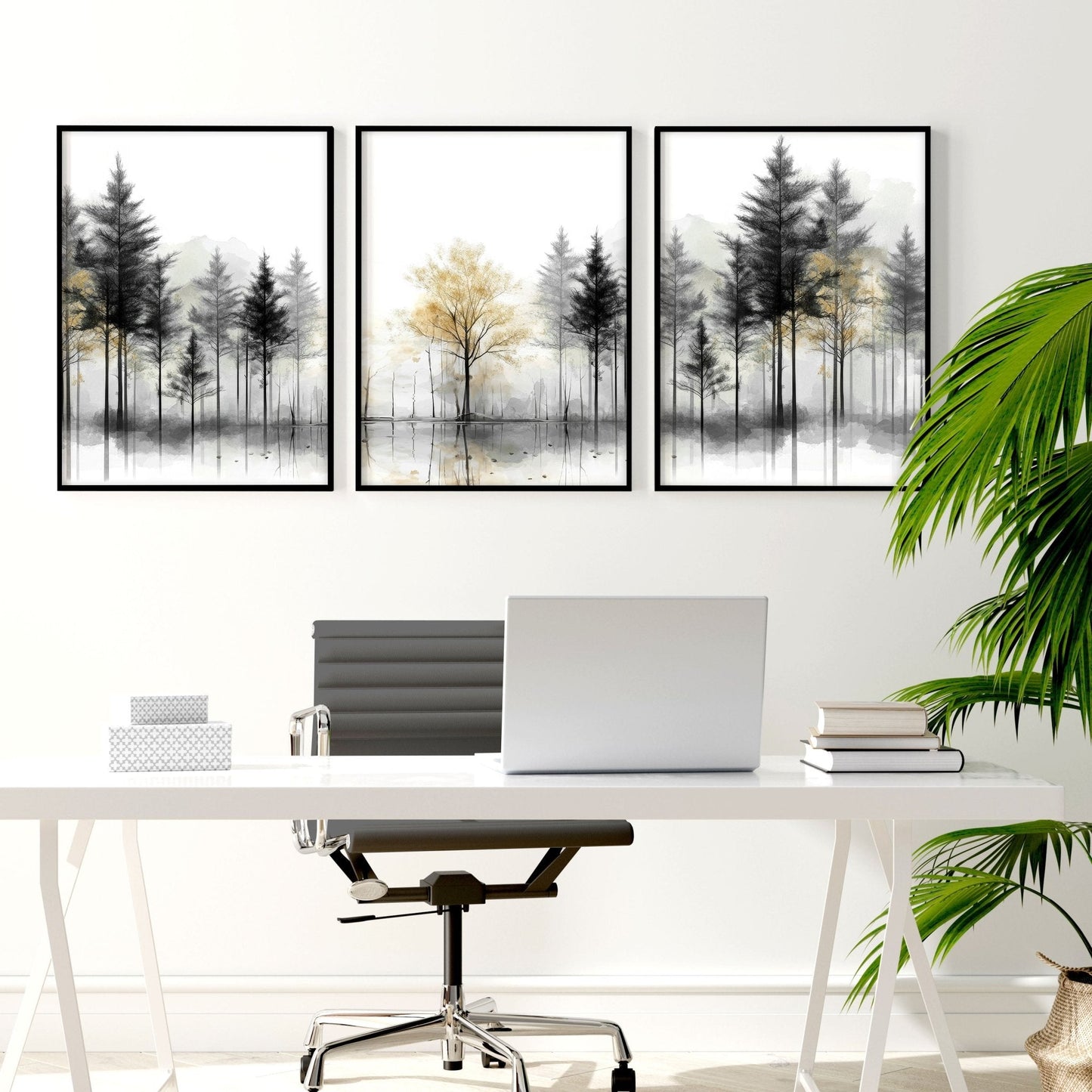 Set of 3 Asian Inspired Wall Art Prints