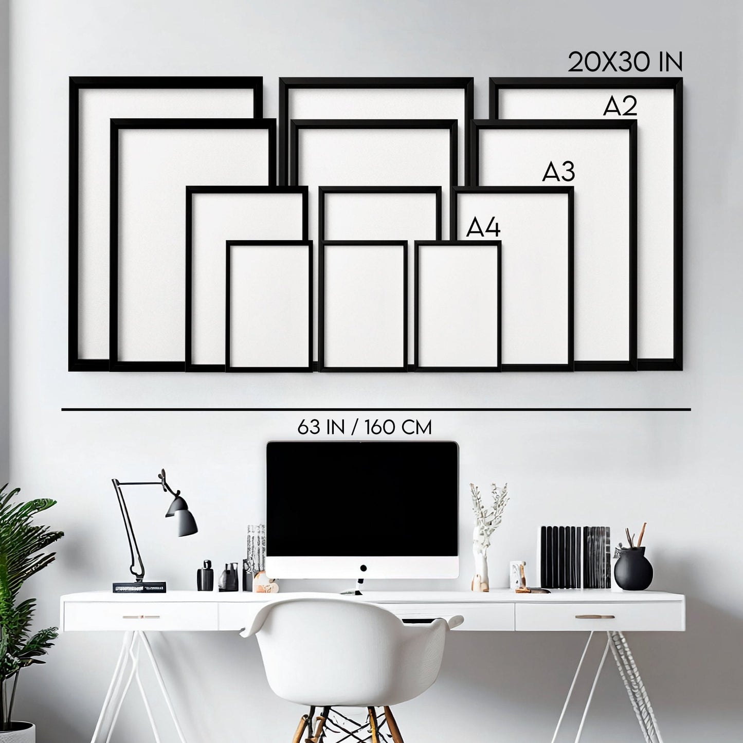 Set of 3 Asian Inspired Wall Art Prints