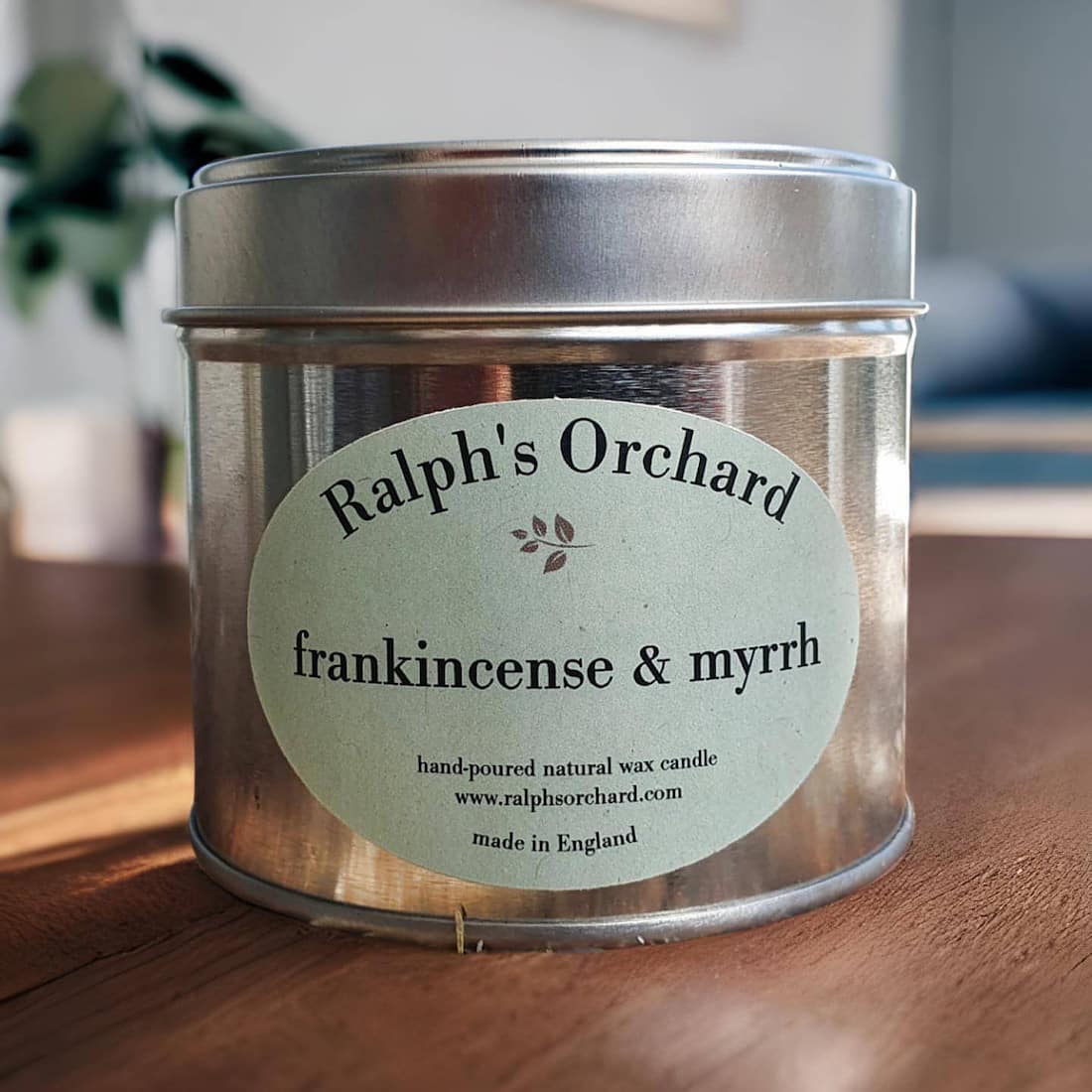 Ralph's Orchard Frankincense & Myrrh Scented Candle