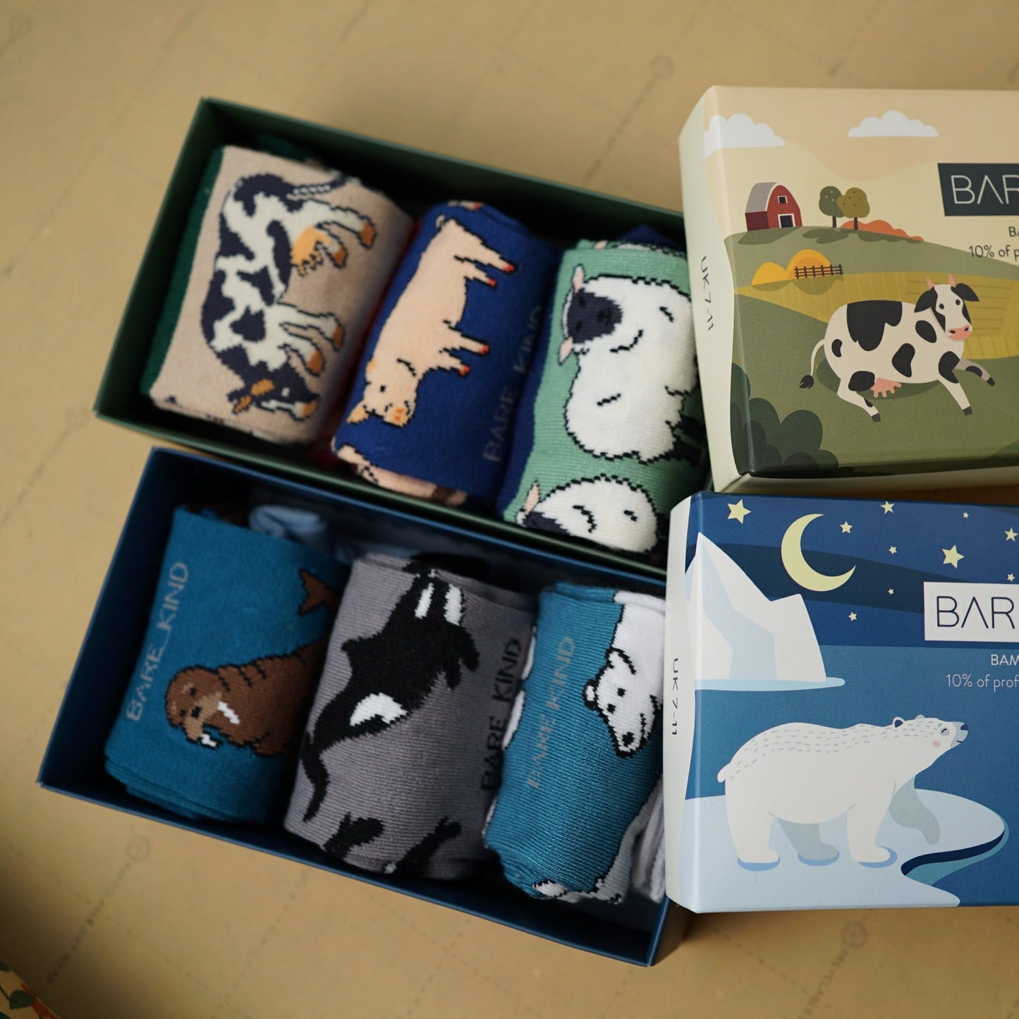 Bare Kind Gift Box Bundle of 2 Socks