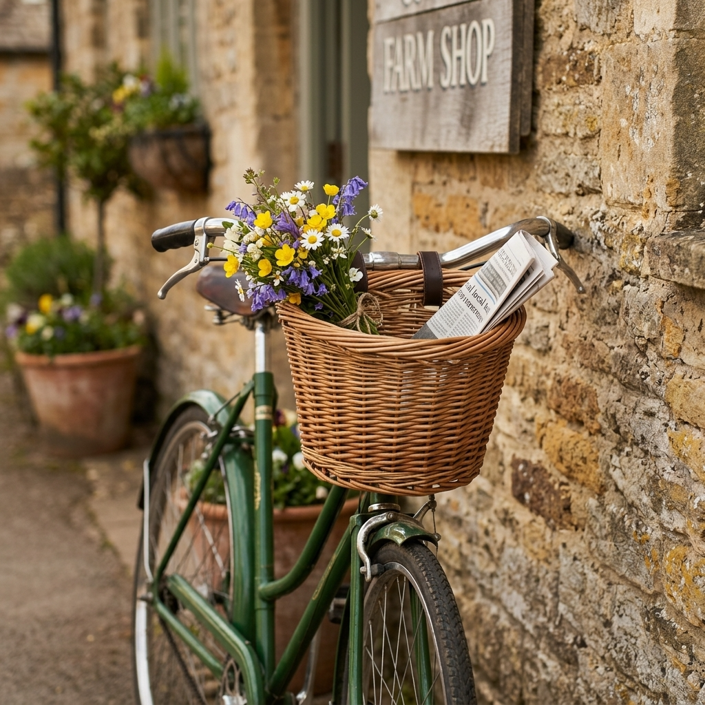 Heritage Oval Bike Basket