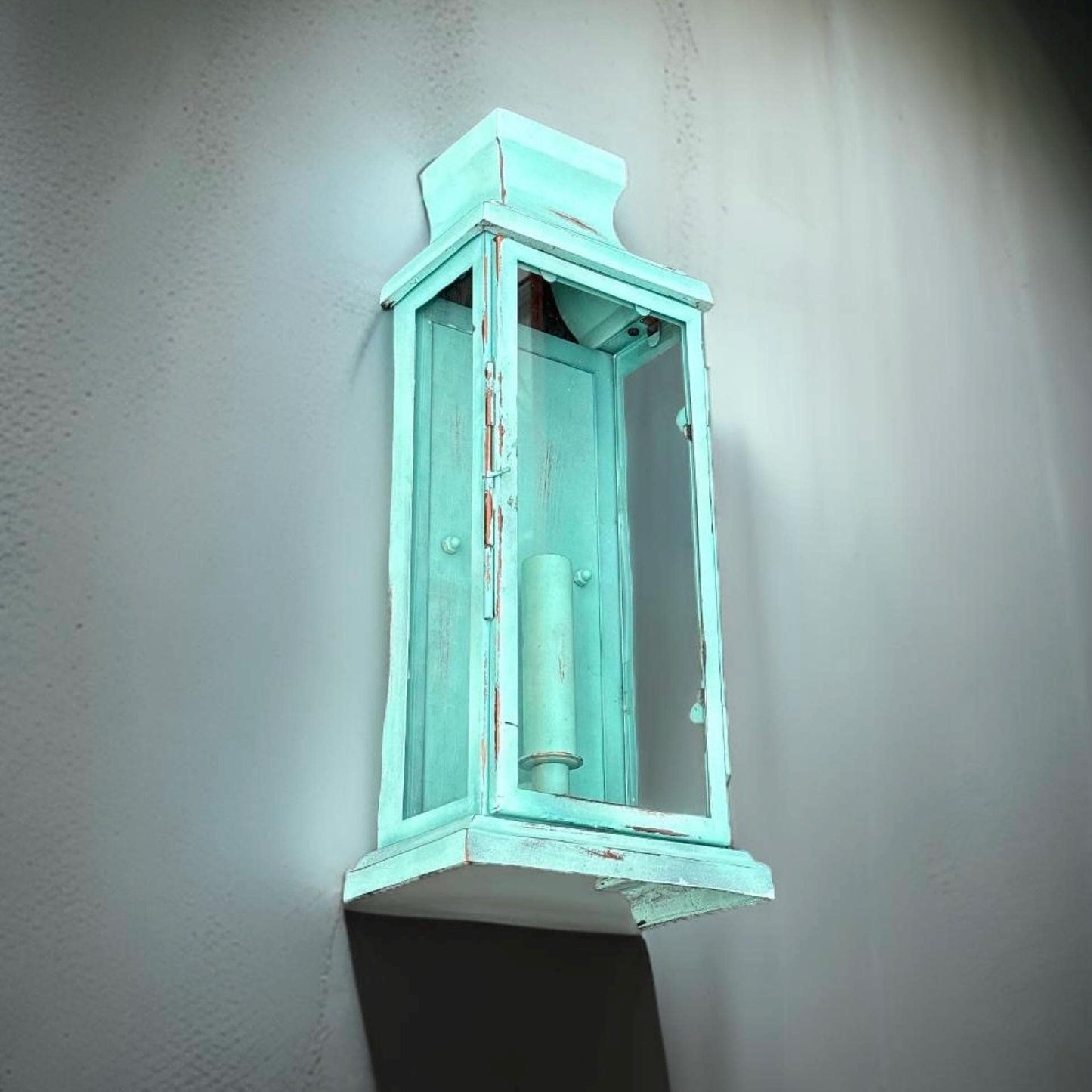 Reedham - Verdigris Wall Lantern Sconce Light by Vintage-Electrical