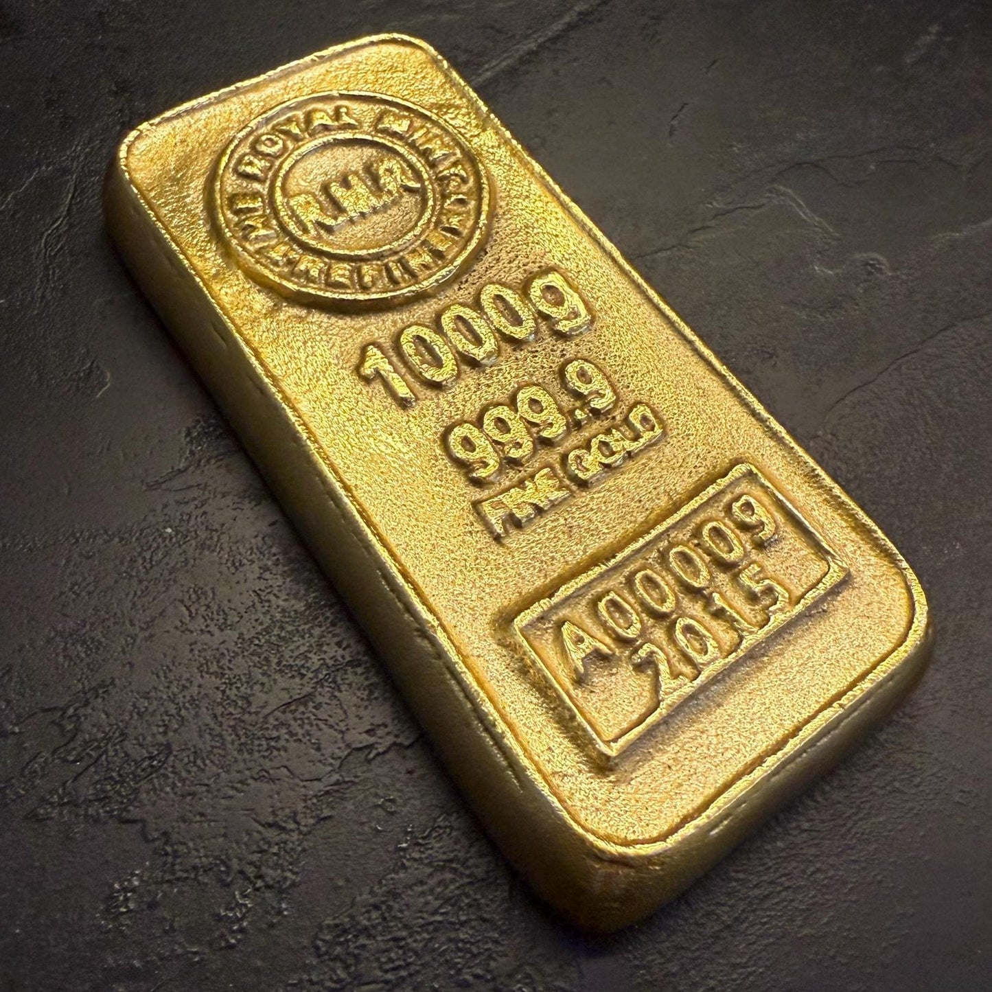 Cast Iron Gold Bullion Bar Paper Weight by Vintage-Electrical