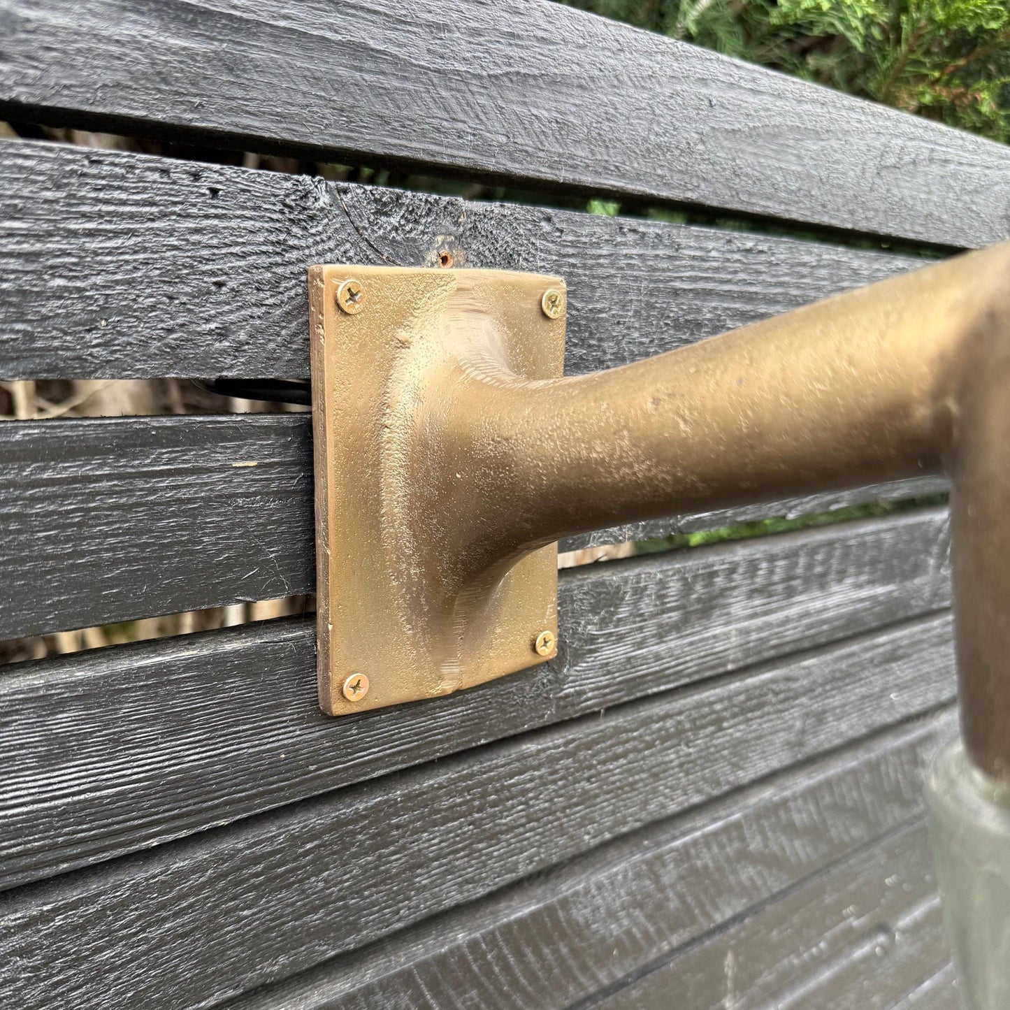 Langham - Raw Antique Brass Wall Light Outdoor & Bathroom Sconce by Vintage-Electrical